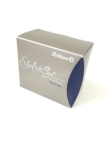 Pelikan 339390 Tinte Edelstein Ink Sapphire 50 ml Tinte, 50 ml, 1 Stück, blau (weitere Farb-Variationen verfügbar) -
