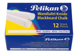Pelikan 701359 - Pelikan Tafelkreide, weiß 12 stücke -