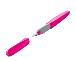 Pelikan 963710 Twist Füllhalter, Feder M, Faltschachtel, pink -
