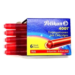 Pelikan Tintenpatronen rot -