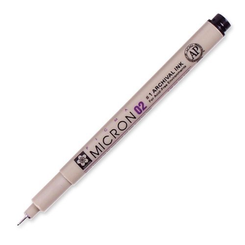 PIGMA MICRON Fineliner SET (6 Stifte, schwarz) -