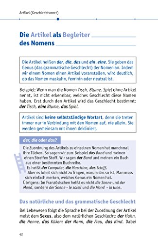 PONS Deutsche Grammatik und Rechtschreibung: Alle wichtigen Regeln - einfach und verständlich -