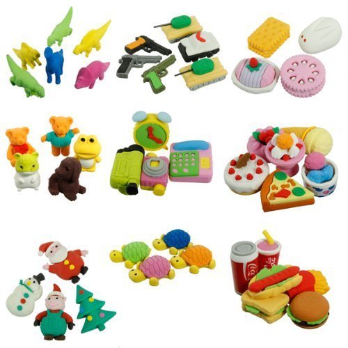 Radiergummi Süß Essen Tiere Früchte Spielzeug Nachmachung Gummi Set 1 Stück - Küchen Produkte -