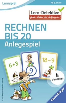 Rechnen bis 20. Anlegespiel (Lern-Detektive - Lernspiel) -