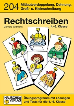 Rechtschreiben 4.-6. Klasse, Mitlautverdopplung, Dehnung, Groß- und Kleinschreibung -