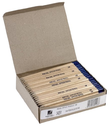 Rexel Büro-Bleistifte aus Naturholz HB 144 Stück -