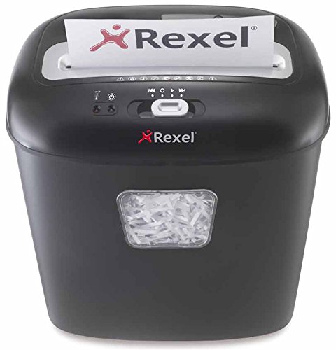 Rexel Duo Aktenvernichter (4 x 45 mm Partikelschnitt, 10 Blatt Kapazität, Sicherheitsstufe 3) -