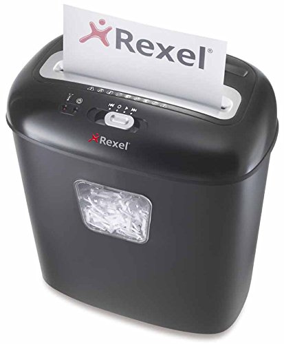 Rexel Duo Aktenvernichter (4 x 45 mm Partikelschnitt, 10 Blatt Kapazität, Sicherheitsstufe 3) -