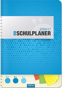 Schulplaner 2016/2017 Blau -