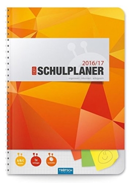 Schulplaner 2016/2017 Orange -