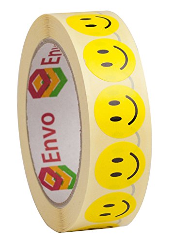 3 Rollen Smiley-Gesichtsaufkleber Rollen Glückliche Aufkleber  Punktaufkleber Belohnungsaufkleber für Lehrer