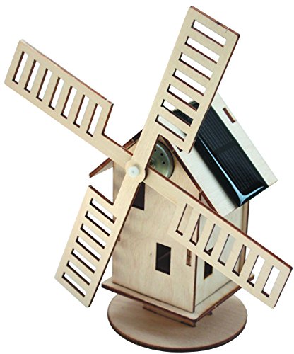 Solar-Holzwindmühle -