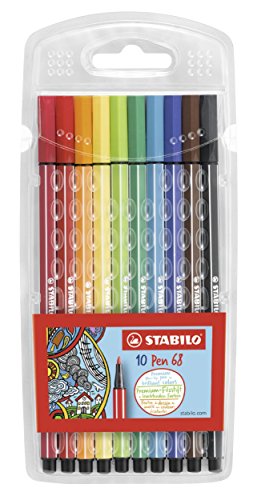 STABILO Pen 68 10er Etui - Premium-Filzstift -