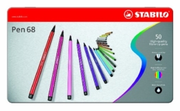 STABILO Pen 68 50er Metalletui - Filzstift -