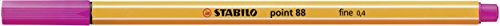 STABILO point 88 15er Etui, 10 + 5 Neonfarben - Fineliner -