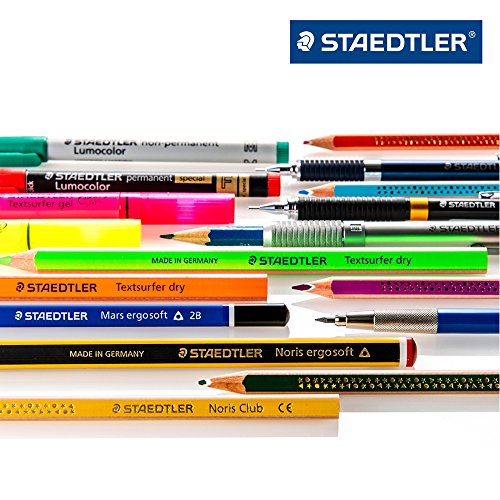 Staedtler 334 SB10 Fineliner triplus (dreikant, Set mit 10 brillanten Farben, hohe Qualität Made in Germany, superfeine, metallgefasste Spitze, Linienbreite ca. 0.3 mm, aufstellbare Staedtler-Box) -