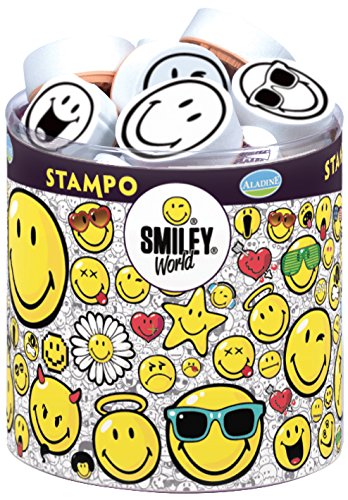 Stampo Smiley: 38 Stempel und 1 Stempelkissen -