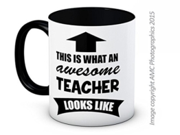 This is What an Awesome Teacher Looks Like - Funny Hochwertigen Kaffee Tee -