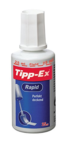 Tipp-Ex 8119143 Korrekturfluid Rapid (Flasche 25ml) weiß -