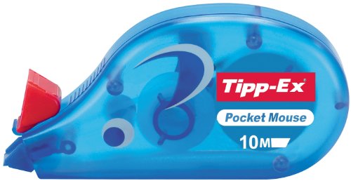 Tipp-Ex Korrekturroller Pocket Mouse, mit Bandschutzkappe, 10 m x 4.2 mm, Displaybox à 10 Stück -