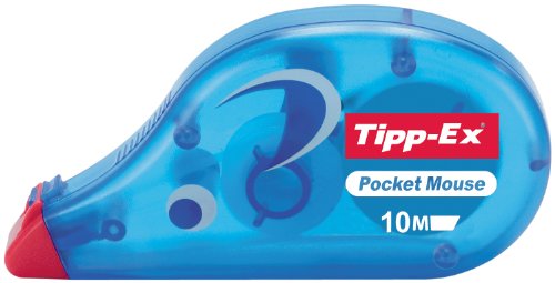 Tipp-Ex Korrekturroller Pocket Mouse, mit Bandschutzkappe, 10 m x 4.2 mm, Displaybox à 10 Stück -