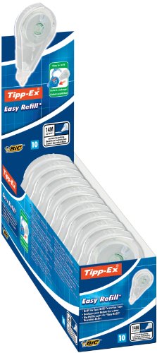 Tipp-Ex Nachfüllkassette für ECOlutions Easy Refill, 5 mm x 14 m, Displaybox à 10 Stück -