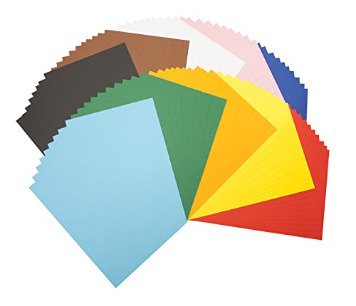 Tonpapierblock A4 Farbig Sortiert 100 Blatt -