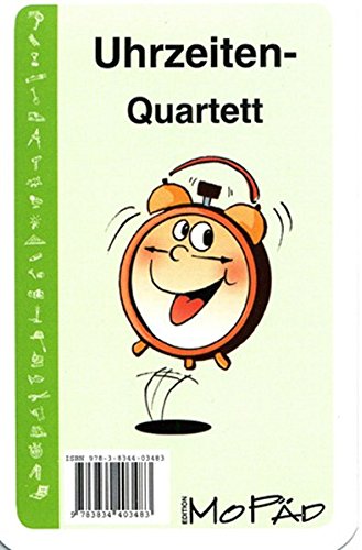 Uhrzeiten-Quartett: 1. und 2. Klasse -