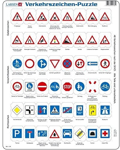Verkehrszeichen- Puzzle 48 Teile -