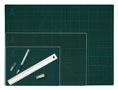 Wedo 79130 Schneideunterlage Cutting Mat (selbstschließende Oberfläche, 30 x 22 x 0,3 cm) grün -