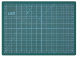 Wedo 79130 Schneideunterlage Cutting Mat (selbstschließende Oberfläche, 30 x 22 x 0,3 cm) grün -