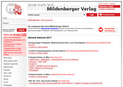 Aktion beim Mildenberger Verlag