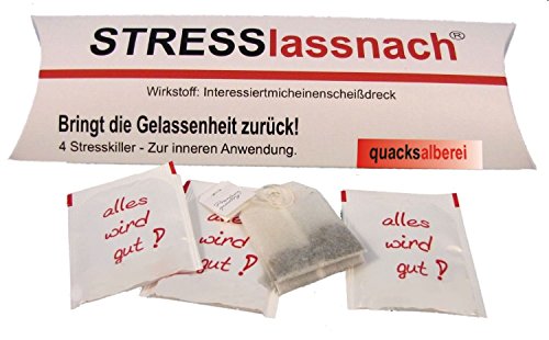 Witziger Tee "STRESSlassnach" -